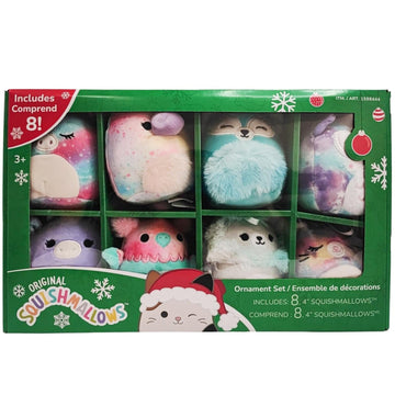 Squishmallows: 8-Pack Fantasy Ornament 2023 Set Toys & Games Kellytoy