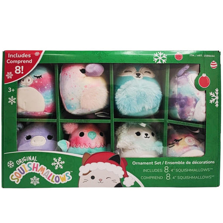 Squishmallows: 8-Pack Fantasy Ornament 2023 Set Toys & Games Kellytoy