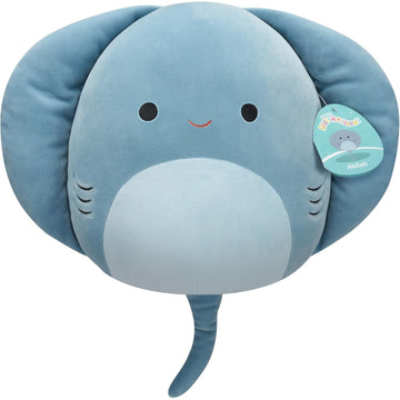 Squishmallows: Akilah the Ray 12" Plush Toys & Games Jazwares