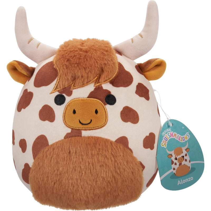 Squishmallows: Alonzo the Highland Cow - 7.5" Plush Toys & Games Jazwares