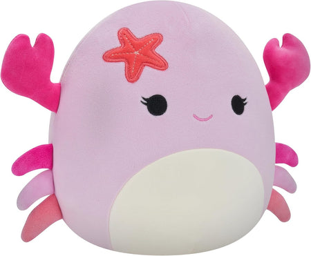 Squishmallows: Cailey the Pink Crab with Starfish Pin - 7.5" Plush Toys & Games Jazwares