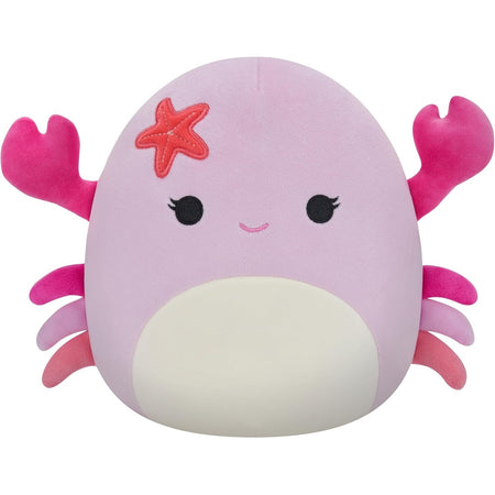 Squishmallows: Cailey the Pink Crab with Starfish Pin - 7.5" Plush Toys & Games Jazwares