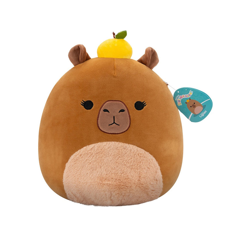 Squishmallows: Lijjian the Capybara - 12" Plush Toys & Games Jazwares