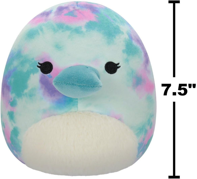Squishmallows: Mitch the Tie-Dye Platypus Plush - 7.5" Plush Toys & Games Jazwares