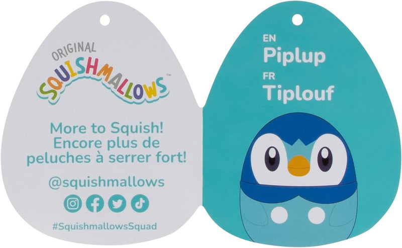 Squishmallows: Pokemon Piplup Plush - 14" Toys & Games Jazwares