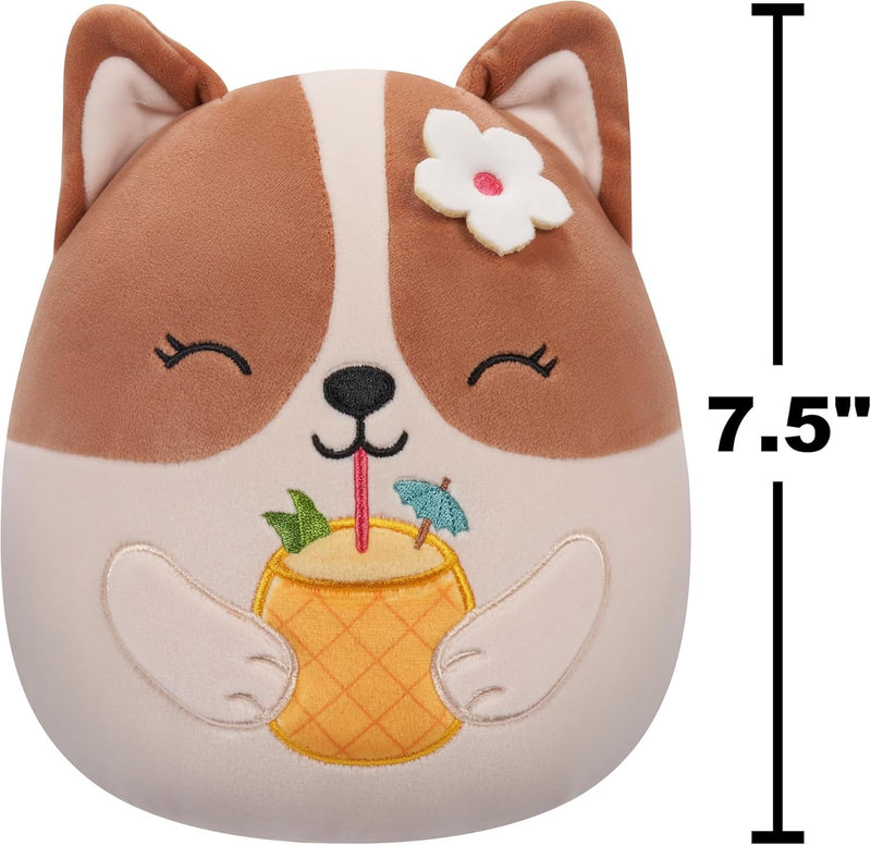 Squishmallows: Regina the Corgi - 7.5" Plush Toys & Games Jazwares