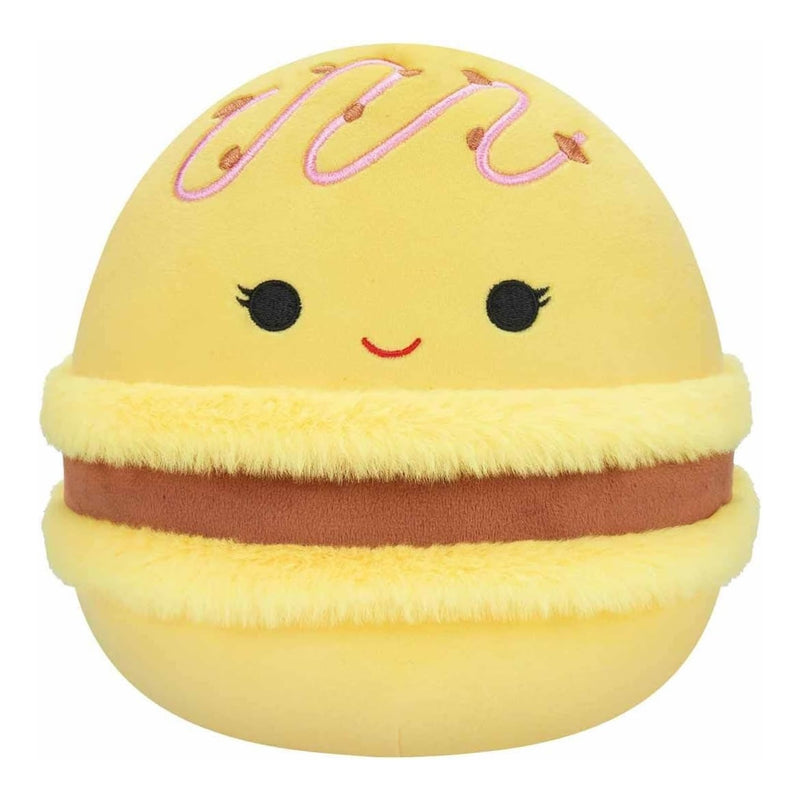 Squishmallows: Visconti the Lemon and Chocolate Macaron Toys & Games Jazwares