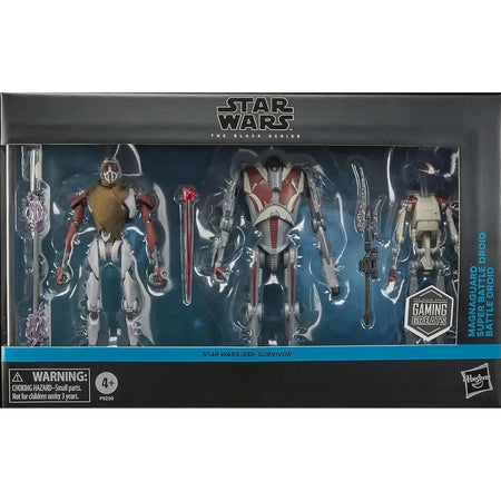 Star Wars Black Series: Jedi Survivor 3-Pack - Magnaguard / Super Battle Droid / Battle Droid Toys & Games Hasbro