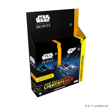 Star Wars Unlimited TCG: Jump to Lightspeed Carbonite Booster Box - 12 Packs Card Game Fantasy Flight Games