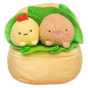 Sumikkogurashi San-X Original: Tonkatsu and Ebi Sandwich Plush Toys & Games Sumikko Gurashi