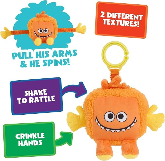 Super Simple: Sensory Plush Monster - Dewey Toys & Games Wow Wee