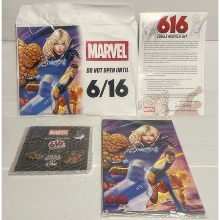 Marvel 616 Day 2025 Dealer Pack – Sealed Polybag Variant Comic Set of 4 + Pins Comics Marvel Comics