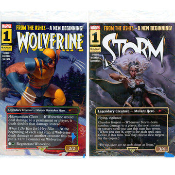 Wolverine #1 & Storm #1 MTG Comic NYCC Variants 2024 Comics Marvel Comics