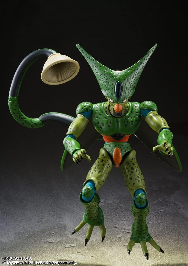 Tamashii Nations: Dragon Ball Z Cell First Form - Reissue S.H.Figuarts Action Figure Toys & Games Bandai Namco