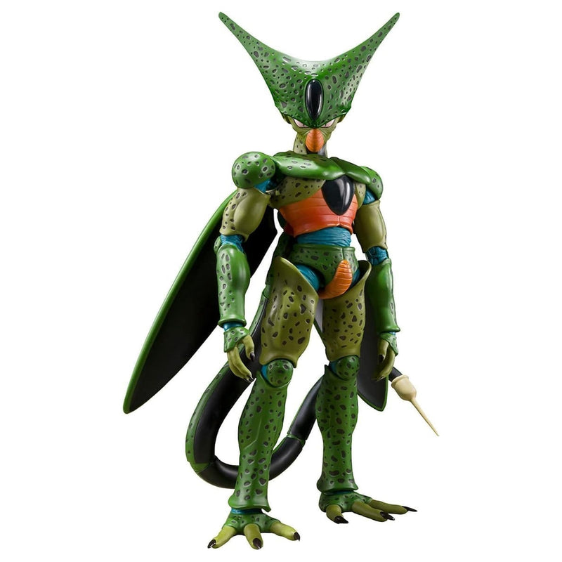 Tamashii Nations: Dragon Ball Z Cell First Form - Reissue S.H.Figuarts Action Figure Toys & Games Bandai Namco