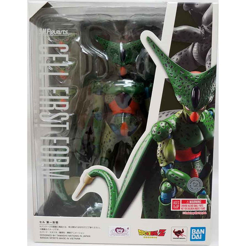 Tamashii Nations: Dragon Ball Z Cell First Form - Reissue S.H.Figuarts Action Figure Toys & Games Bandai Namco