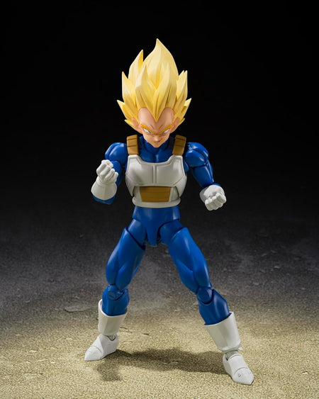 Tamashii Nations: Dragon Ball Z - Super Saiyan Vegeta Dangerous Pride S.H. Figuarts Toys & Games Bandai Namco