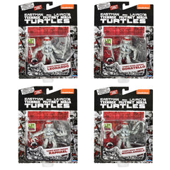 Teenage Mutant Ninja Turtles: 1984 Comic Inspired Black and White Figures - 4 Pack - Leonardo/ Donatello/ Michelangelo/ Raphael Toys & Games Playmates