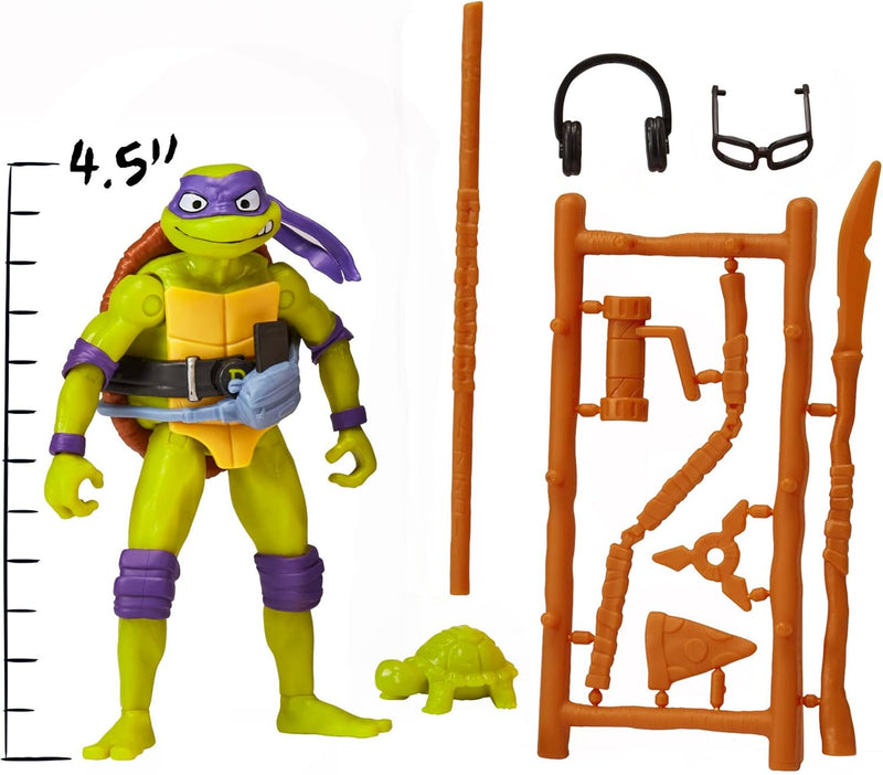 Teenage Mutant Ninja Turtles: Mutant Mayhem Donatello - 4.5" Figure Toys & Games Playmates