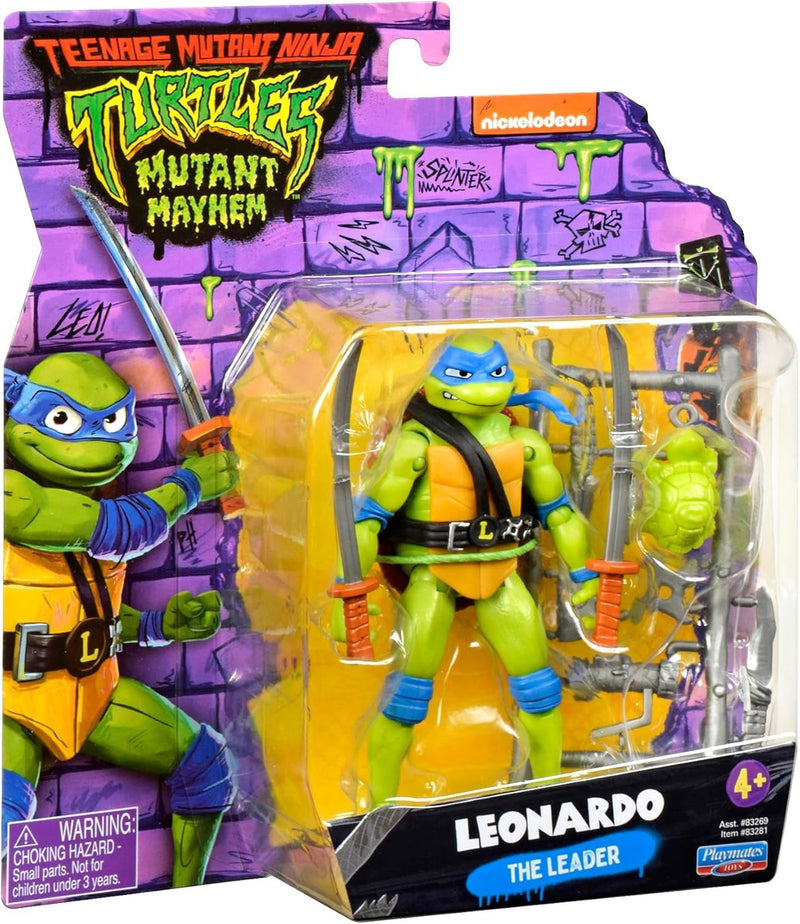 Teenage Mutant Ninja Turtles: Mutant Mayhem Leonardo - 4.5" Figure Toys & Games Playmates