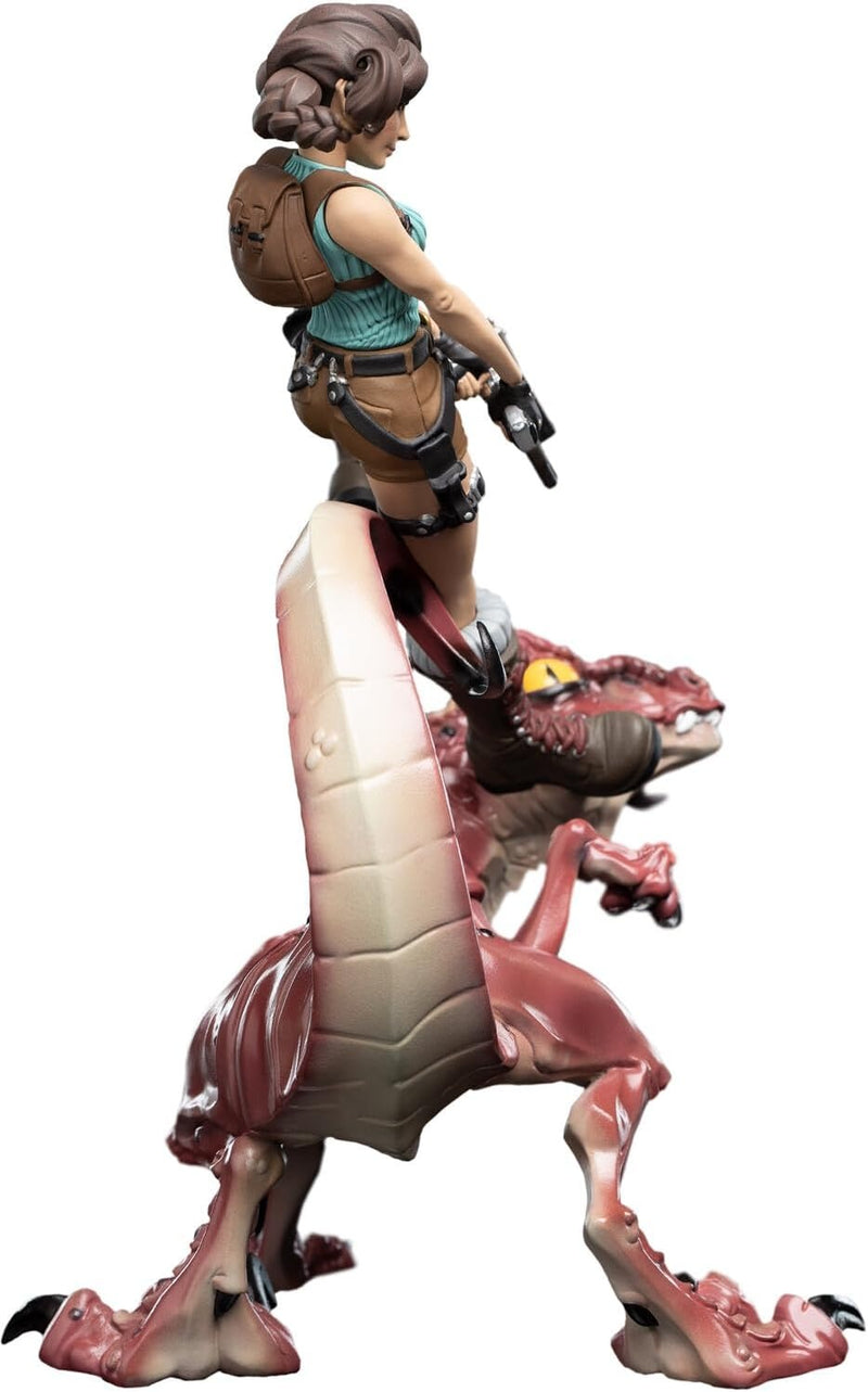 Tomb Raider: Lara Croft with Raptor Mini Epics Vinyl Figure Toys & Games Weta Workshop