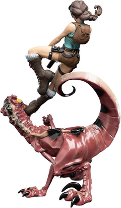 Tomb Raider: Lara Croft with Raptor Mini Epics Vinyl Figure Toys & Games Weta Workshop