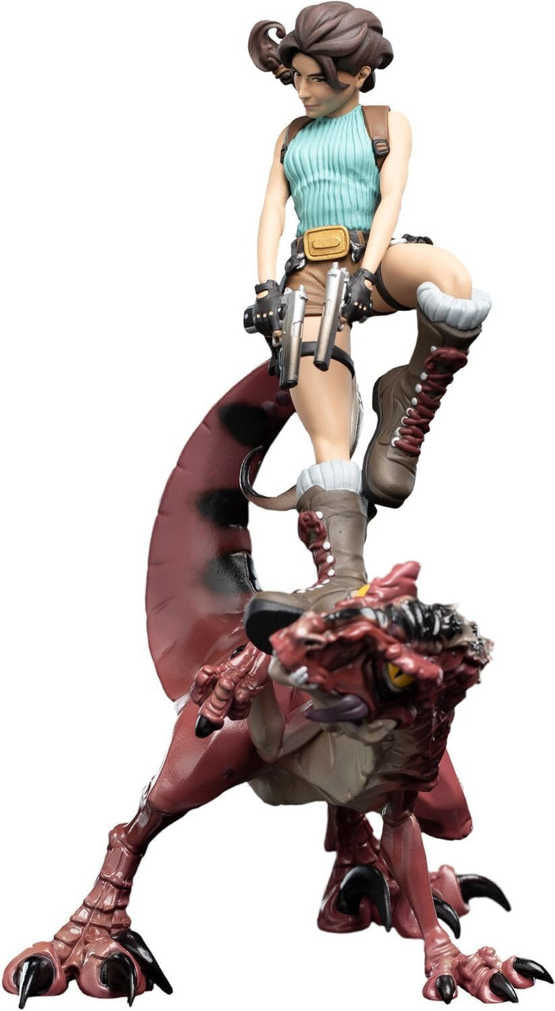 Tomb Raider: Lara Croft with Raptor Mini Epics Vinyl Figure Toys & Games Weta Workshop