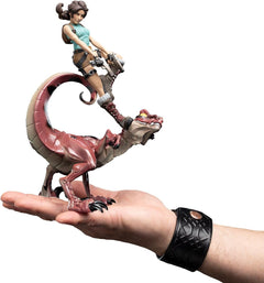 Tomb Raider: Lara Croft with Raptor Mini Epics Vinyl Figure Toys & Games Weta Workshop
