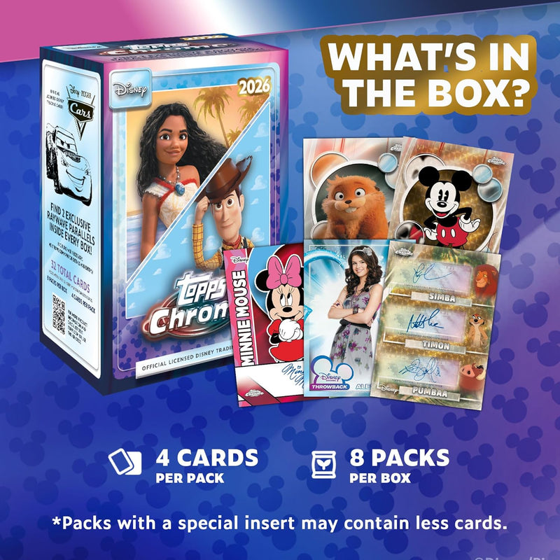 Topps: 2026 Chrome Disney Blaster Box