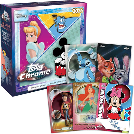 Topps: 2026 Chrome Disney Mega Box Trading Cards Topps