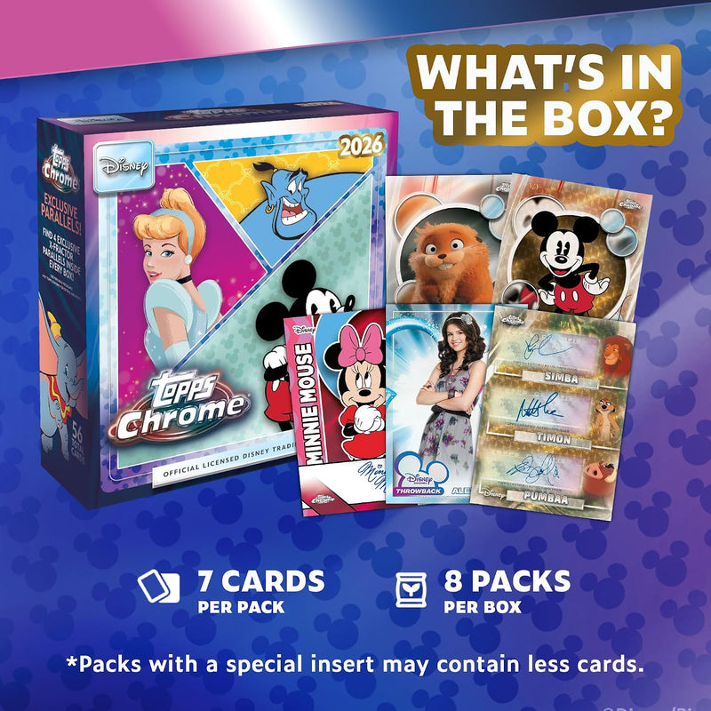 Topps: 2026 Chrome Disney Mega Box