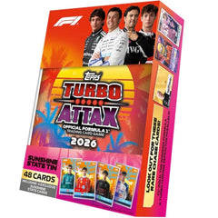 Topps: 2026 Turbo Attax Formula 1 Mega Tin Sunshine State Tin (4 Packs)