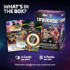 Topps: WWE Universe Blaster Box 2025 (6 Pack Box) Sports Cards Topps