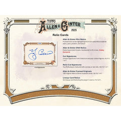 Topps Allen & Ginter 2025: 20th Anniversary Value Box Sports Cards Topps