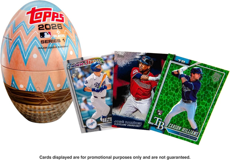 Topps 2026 Baseball Series 1 Easter Egg Tin - 1 Random Tin