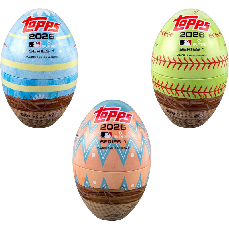 Topps 2026 Baseball Series 1 Easter Egg Tin - 1 Random Tin