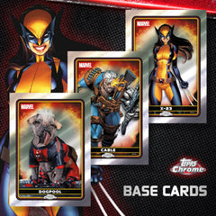Topps Chrome: Deadpool Blaster Box (7 Packs) Trading Cards Topps