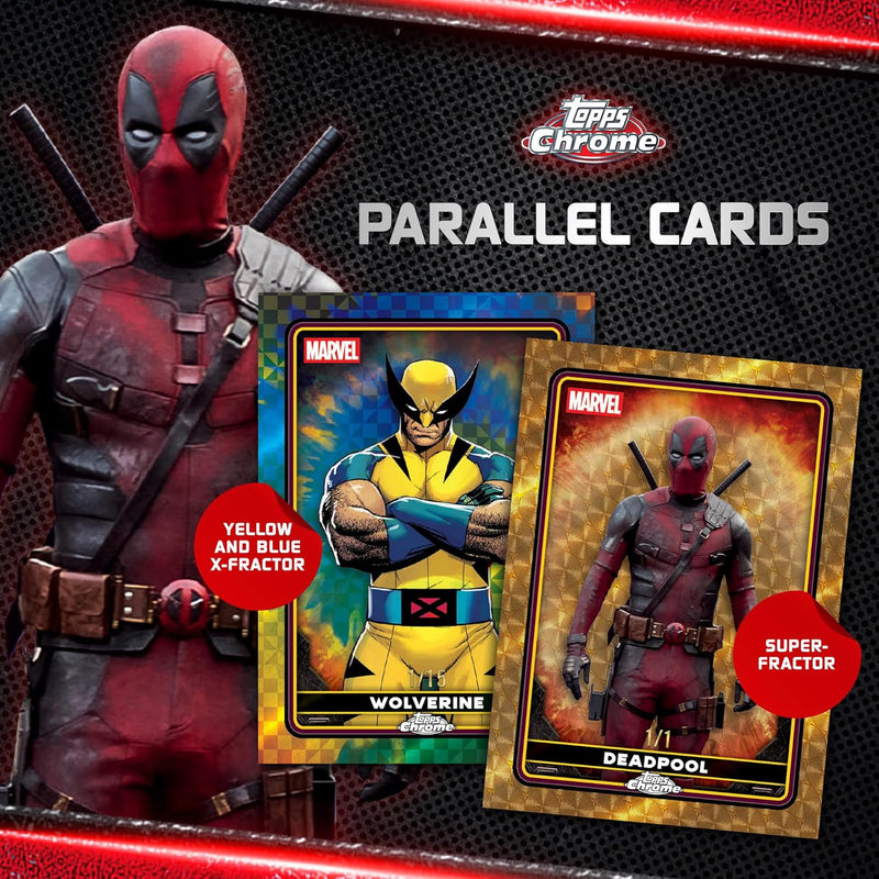 Topps Chrome: Deadpool Blaster Box (7 Packs) Trading Cards Topps