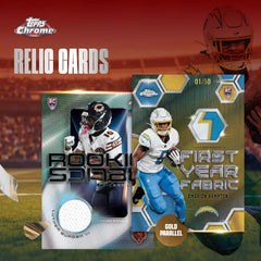 2025 Topps Chrome NFL - Blaster Box (28 Cards) Sports Cards Topps