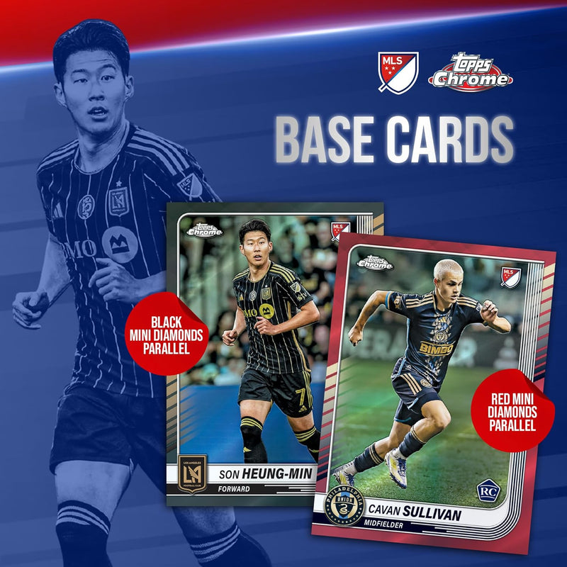 Topps: 2025 Chrome MLS Soccer Blaster Box (7 Packs) Sports Cards Topps