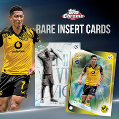 2025-26 Topps Chrome UEFA Club Competitions - Mega Box (7 Packs) Sports Cards Topps