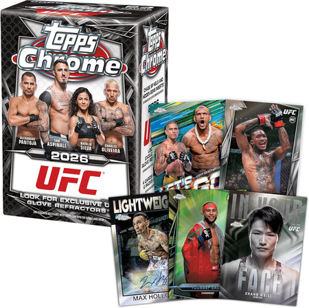 2026 Topps Chrome UFC - Blaster Box (24 Cards) Sports Cards Topps