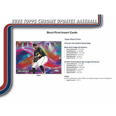Topps Chrome Update Series Baseball 2025: Mega Box - 7 Packs Sports Cards Topps