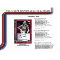Topps Chrome Update Series Baseball 2025: Mega Box - 7 Packs Sports Cards Topps