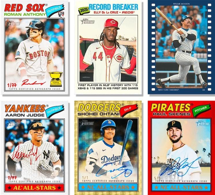 Topps: Heritage Baseball 2026 Blaster Box (8 Packs) Sports Cards Topps