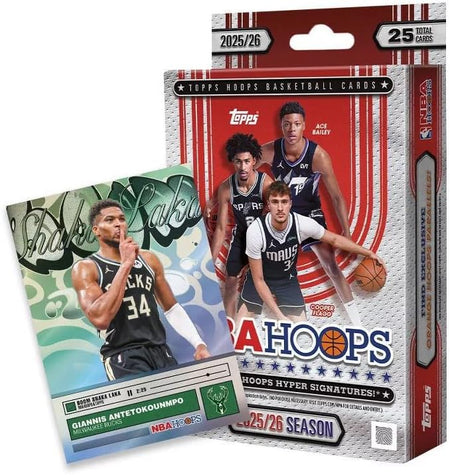 2025-26 Topps NBA Hoops Hanger Box Sports Cards Topps