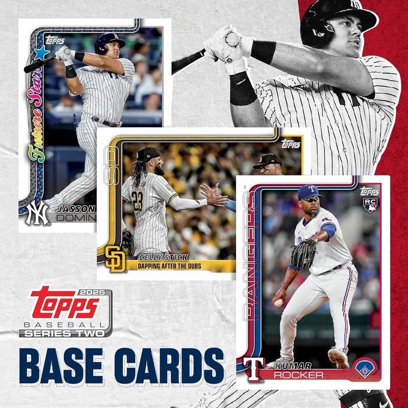 Topps: MLB Baseball Series Two 2 2025 - Mega Box - 16 Booster Packs Card Game Topps