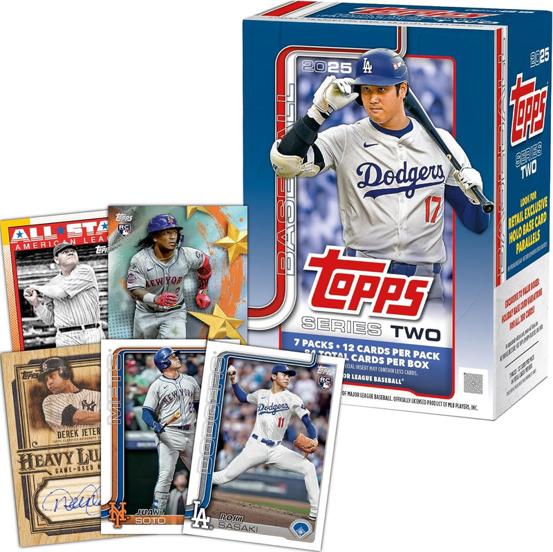 Topps: MLB Baseball Series Two 2025 Value Box Card Game Topps