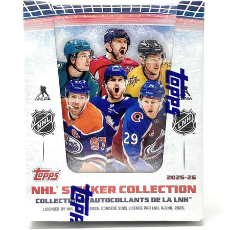 Topps 2025-26 NHL Hockey Sticker Collection Box (50 Packs)