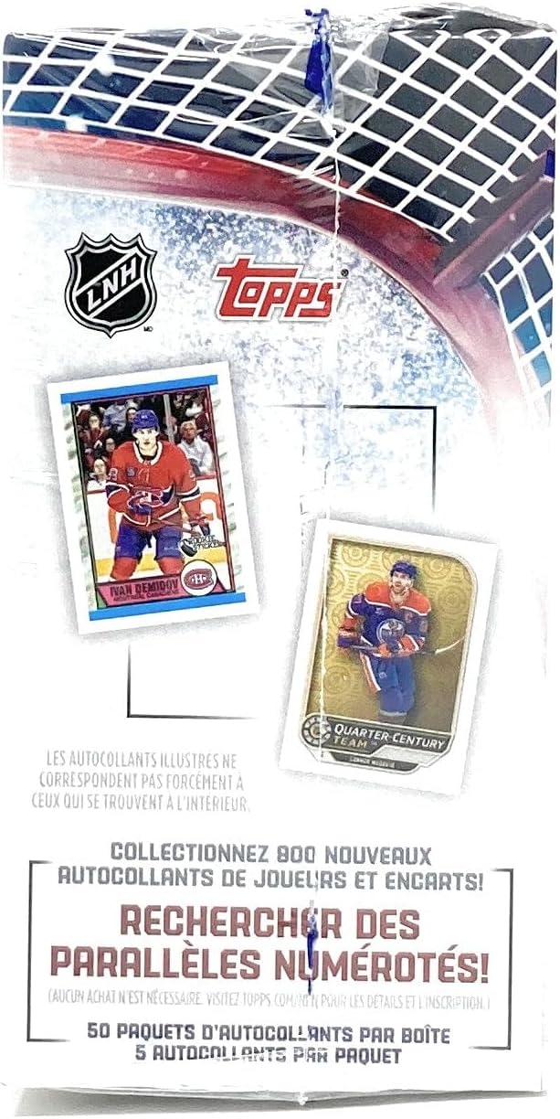 Topps 2025-26 NHL Hockey Sticker Collection Box (50 Packs)